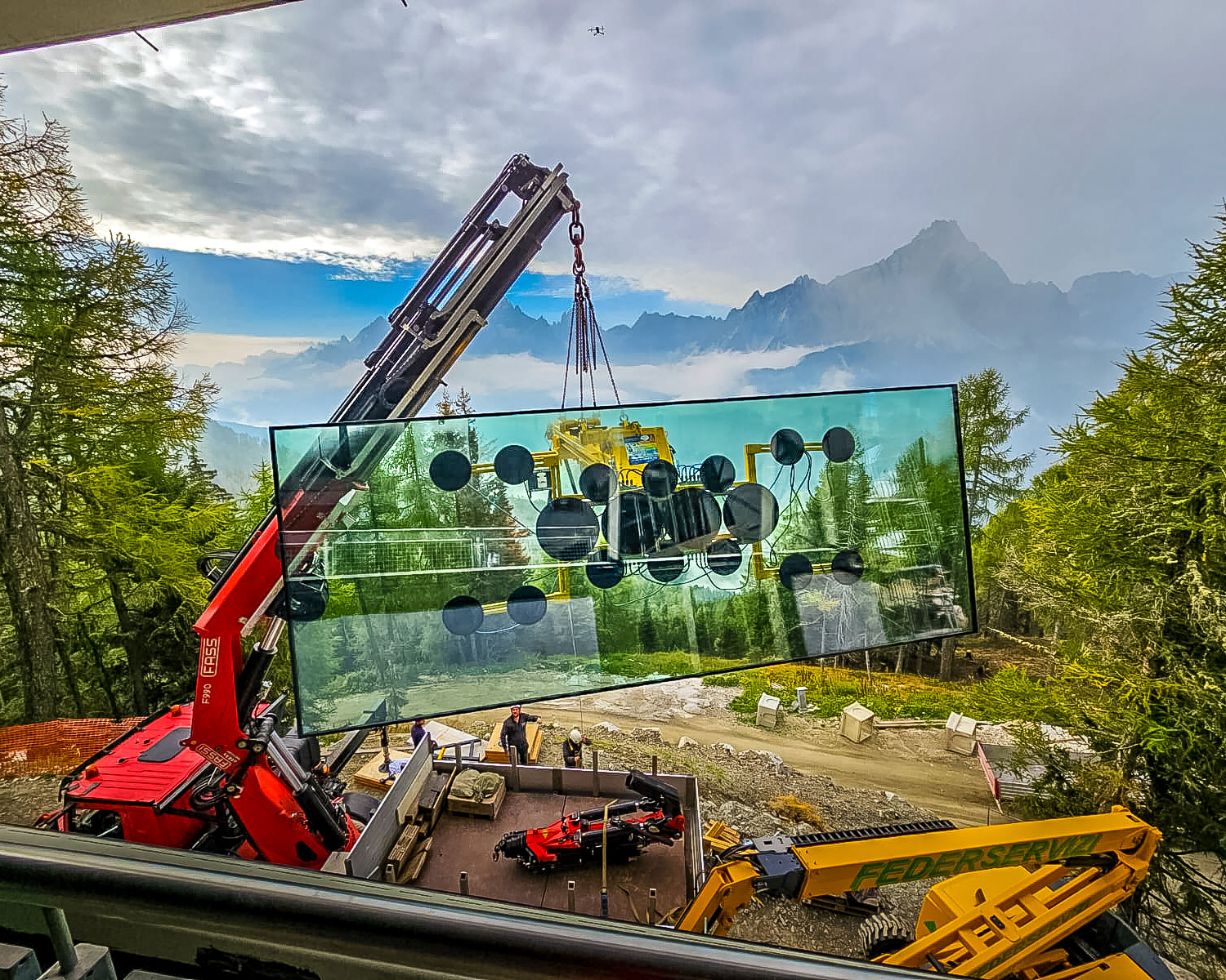 Installation à 2050 mètres d'altitude avec le compteur VSG 3000