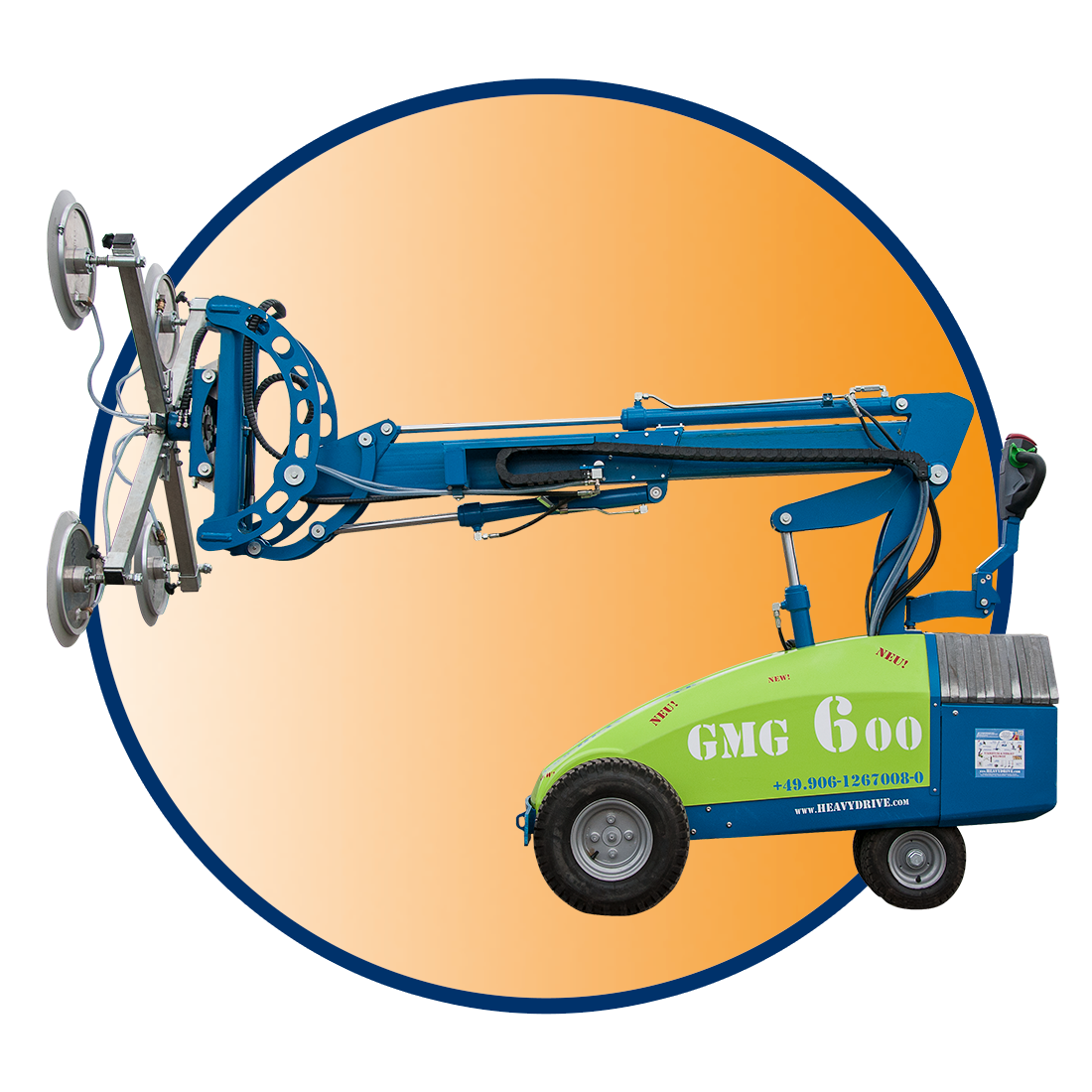 Robots de pose de vitres Heavydrive