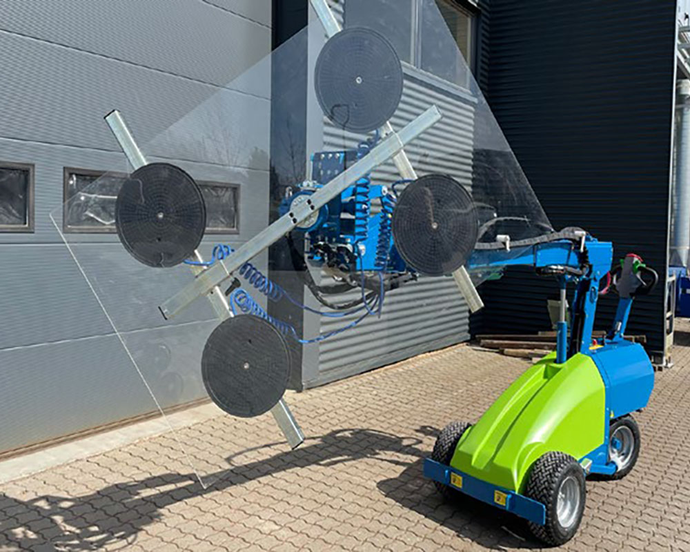 Appareil de pose de vitres GMG 400 avec une capacité de charge de 460 kg | Appareil de pose de vitres GMG 400 avec une capacité de charge de 460 kg