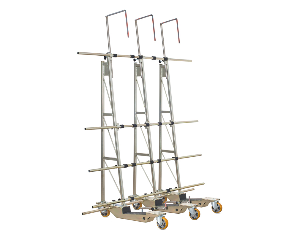HDF 1000/3 - Chariot porte-vitre avec une capacité de charge jusqu’à 1 000 kg | HDF 1000/3 - Chariot porte-vitre avec une capacité de charge jusqu’à 1&nbsp;000 kg