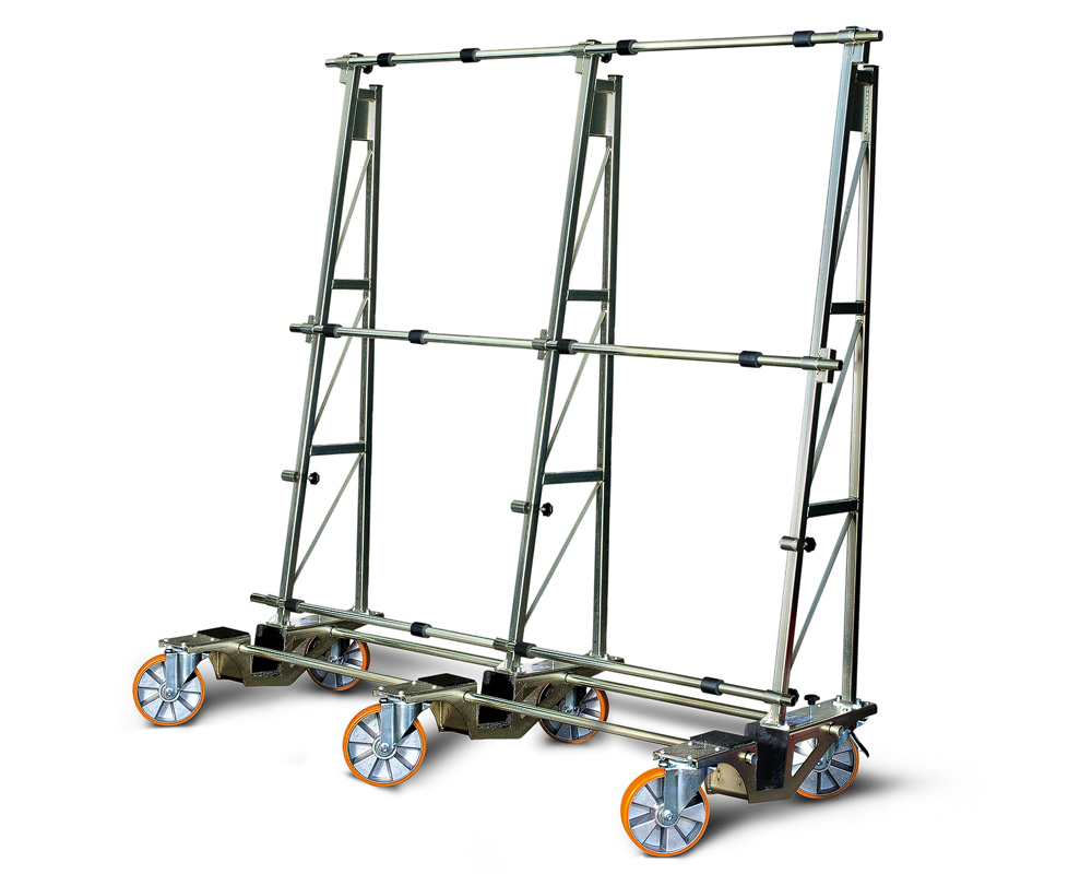 HDL 1000/3 - Chariot porte-vitre avec une capacité de charge jusqu’à 1&nbsp;000 kg, très variable, pour des vitres avec une épaisseur jusqu’à 100 mm | HDL 1000/3 - Chariot porte-vitre avec une capacité de charge jusqu’à 1&nbsp;000 kg, très variable