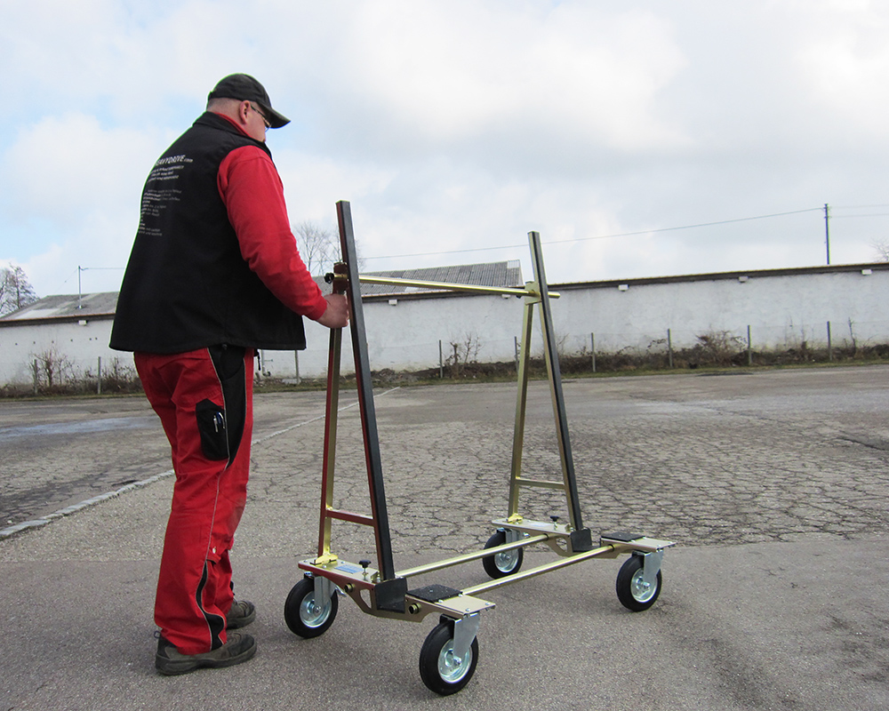HDL 500 Chariot porte-vitre avec une capacité de charge jusqu’à 500 kg | HDL 500 - Chariot porte-vitre avec une capacité de charge jusqu’à 500 kg