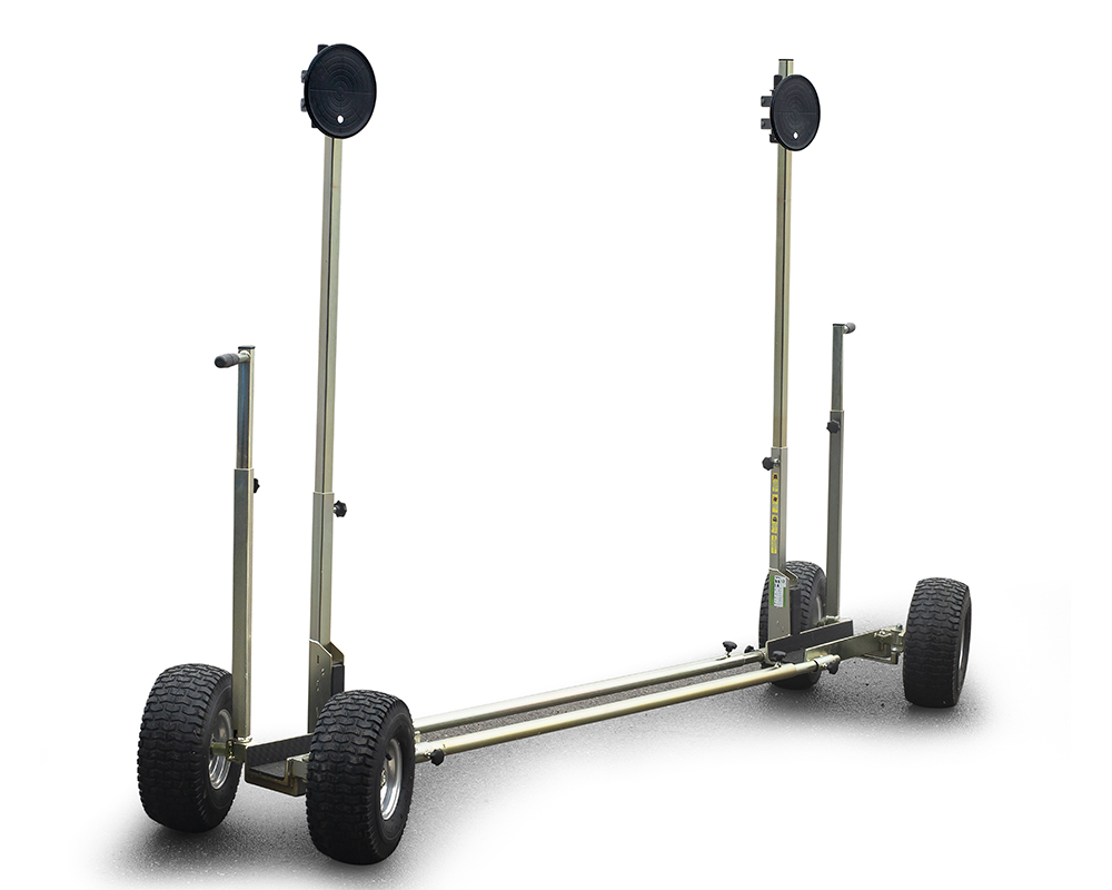 HD 700 BA - Chariot porte-vitre avec une capacité de charge de 700 kg, chariot géant hors piste | HD 700 BA - Chariot porte-vitre avec une capacité de charge de 700&nbsp;kg, chariot géant hors piste