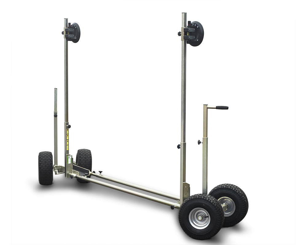 HD 700 BA - Chariot porte-vitre avec une capacité de charge de 700 kg, chariot géant hors piste | HD 700 BA - Chariot porte-vitre avec une capacité de charge de 700&nbsp;kg, chariot géant hors piste