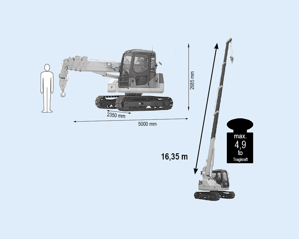 MRK 163.0 - Mini-grue capacité de charge jusqu’à 4,9 t | MRK 163.0 - Mini-grue capacité de charge jusqu’à 4,9&nbsp;t