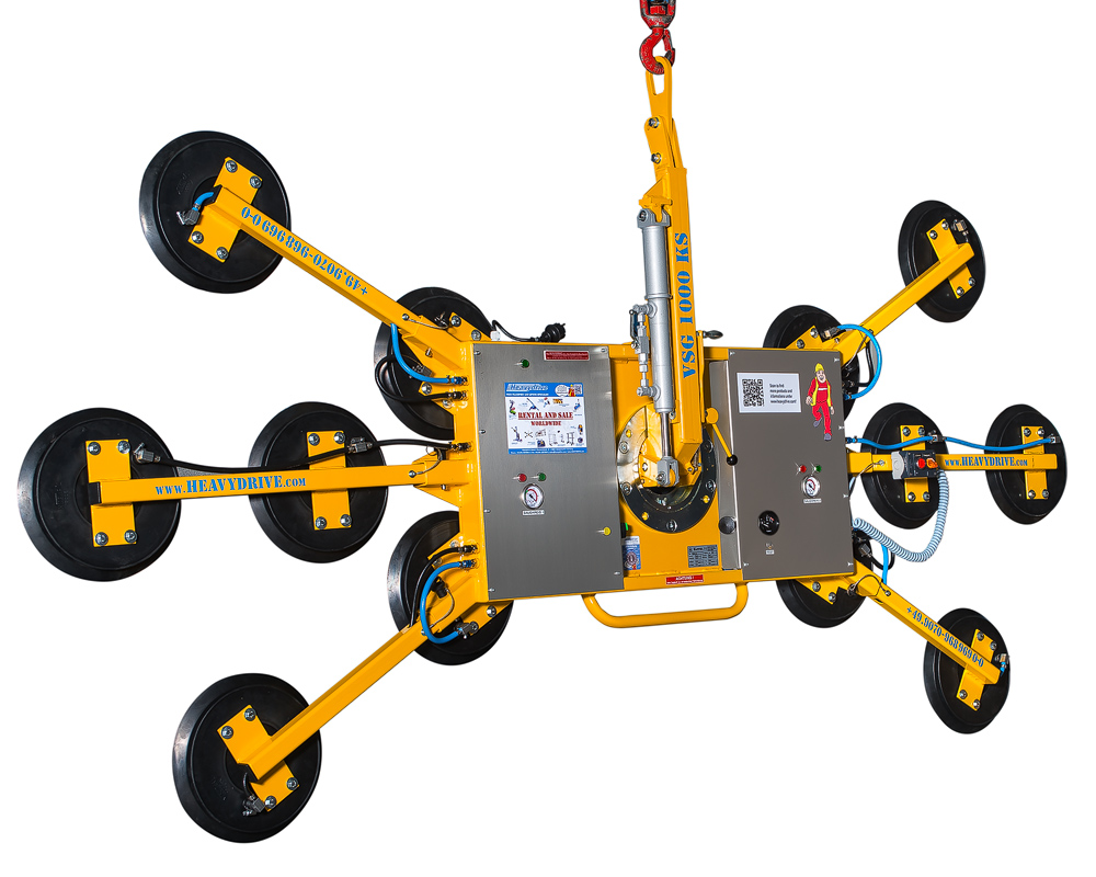 Kit complet pour le transport et la pose de vitres jusqu’à 1000 kg en toute sécurité | Kit complet pour le transport et la pose de vitres jusqu’à 1000&nbsp;kg en toute sécurité