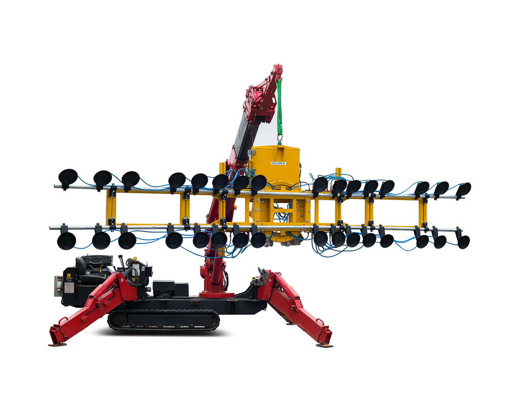 VSG 1200 KR -20 - Système à ventouses pour vitres courbées, capacité de charge jusqu’à 1 200 kg | VSG 1200 KR -20 - Système à ventouses pour vitres courbées, capacité de charge jusqu’à 1&nbsp;200 kg