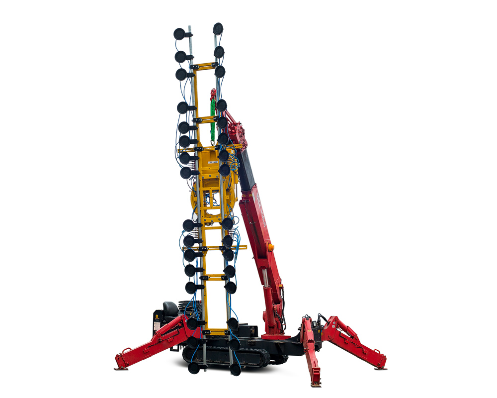 VSG 1200 KR -20 - Système à ventouses pour vitres courbées, capacité de charge jusqu’à 1 200 kg | VSG 1200 KR -20 - Système à ventouses pour vitres courbées, capacité de charge jusqu’à 1&nbsp;200 kg