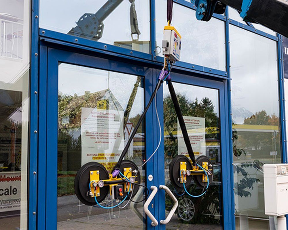 VSG 300 K G2 - Système à ventouses jusqu'à 300 kg de charge - pour éléments de fenêtre partiellement divisés | VSG 300 K G2 - Système à ventouses jusqu'à 300 kg de charge - pour éléments de fenêtre partiellement divisés