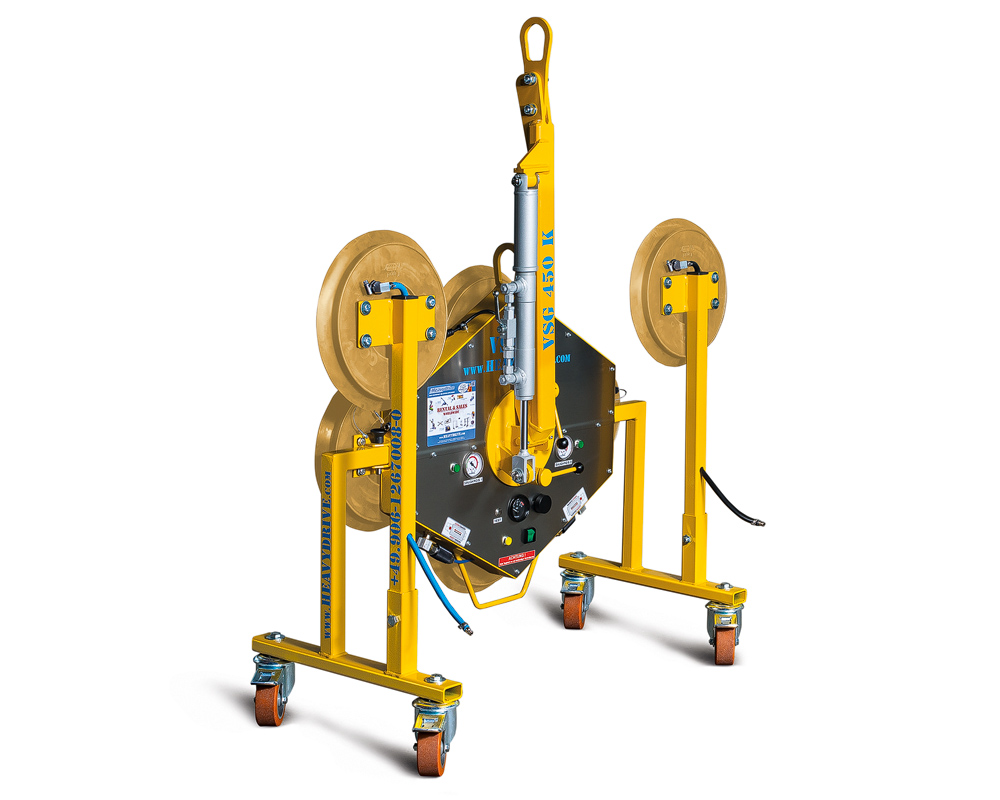 VSGW 450 K - Système à ventouses pour la pose de vitres en hiver, capacité de charge jusqu’à 450 kg | VSGW 450 K - Système à ventouses pour la pose de vitres en hiver, capacité de charge jusqu’à 450&nbsp;kg