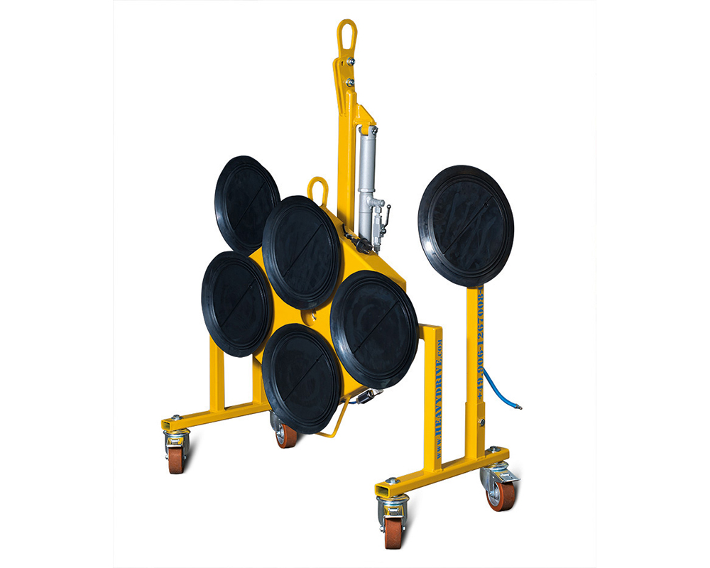 Kit complet pour le transport et la pose de vitres légères carrées jusqu’à 315 kg en toute sécurité | Kit complet pour le transport et la pose de vitres légères carrées jusqu’à 315&nbsp;kg en toute sécurité