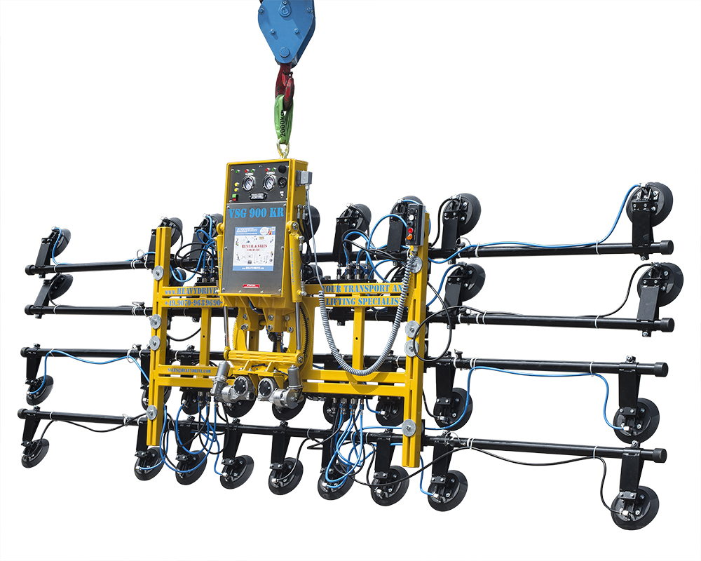VSG 900 KR -20 - Système à ventouses pour vitres courbées, capacité de charge jusqu’à 900 kg | VSG 900 KR -20 - Système à ventouses pour vitres courbées, capacité de charge jusqu’à 900 kg