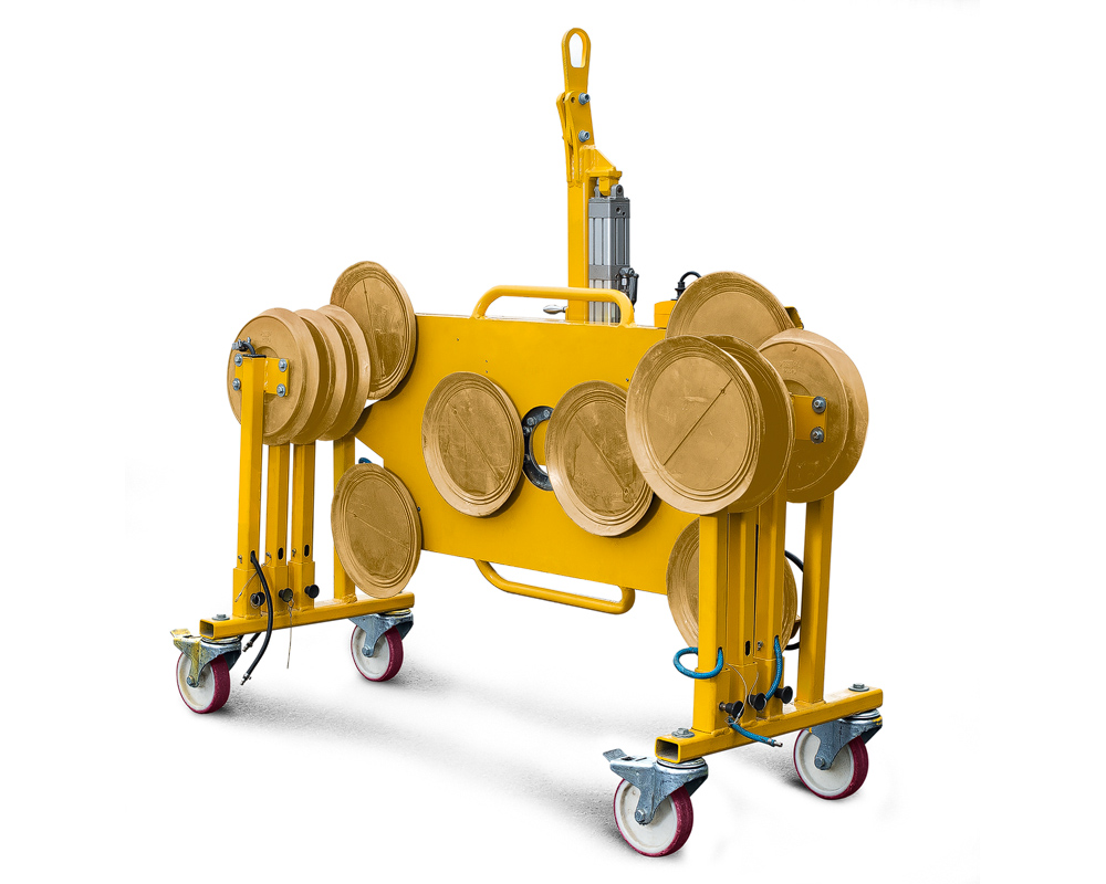 VSGB 900 KS - Système à ventouses pour vitres à revêtement, avec une capacité de charge jusqu’à 900 kg, ultra mince | VSGB 900 KS - Système à ventouses pour vitres à revêtement, avec une capacité de charge jusqu’à 900&nbsp;kg, ultra mince