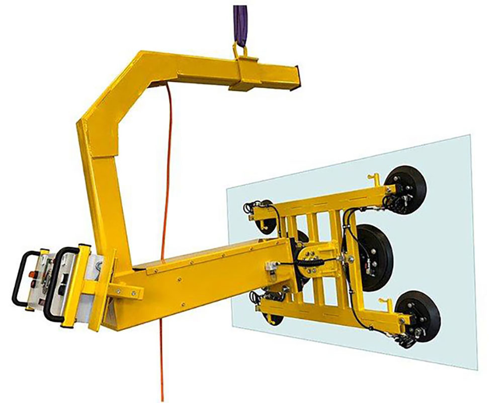 Système à ventouses pivotant pour plaques VSG H 350 K avec une capacité de charge de 350 kg | Système à ventouses pivotant pour plaques VSG H 350 K avec une capacité de charge de 350 kg