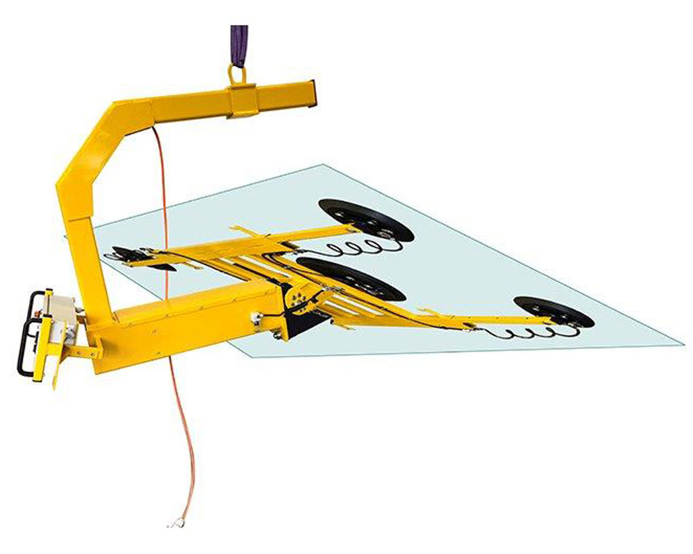 Système à ventouses pivotant pour plaques VSG H 350 K avec une capacité de charge de 350 kg | Système à ventouses pivotant pour plaques VSG H 350 K avec une capacité de charge de 350 kg