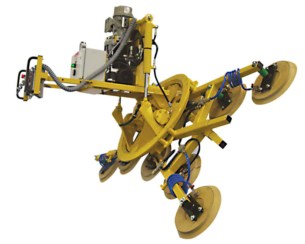 VSG H Système à ventouses pour l’intérieur pour des charges jusqu’à 5&nbsp;000&nbsp;kg, avec système de grue | VSG H - Système à ventouses pour l’intérieur pour des charges jusqu’à 5&nbsp;000&nbsp;kg, avec système de grue